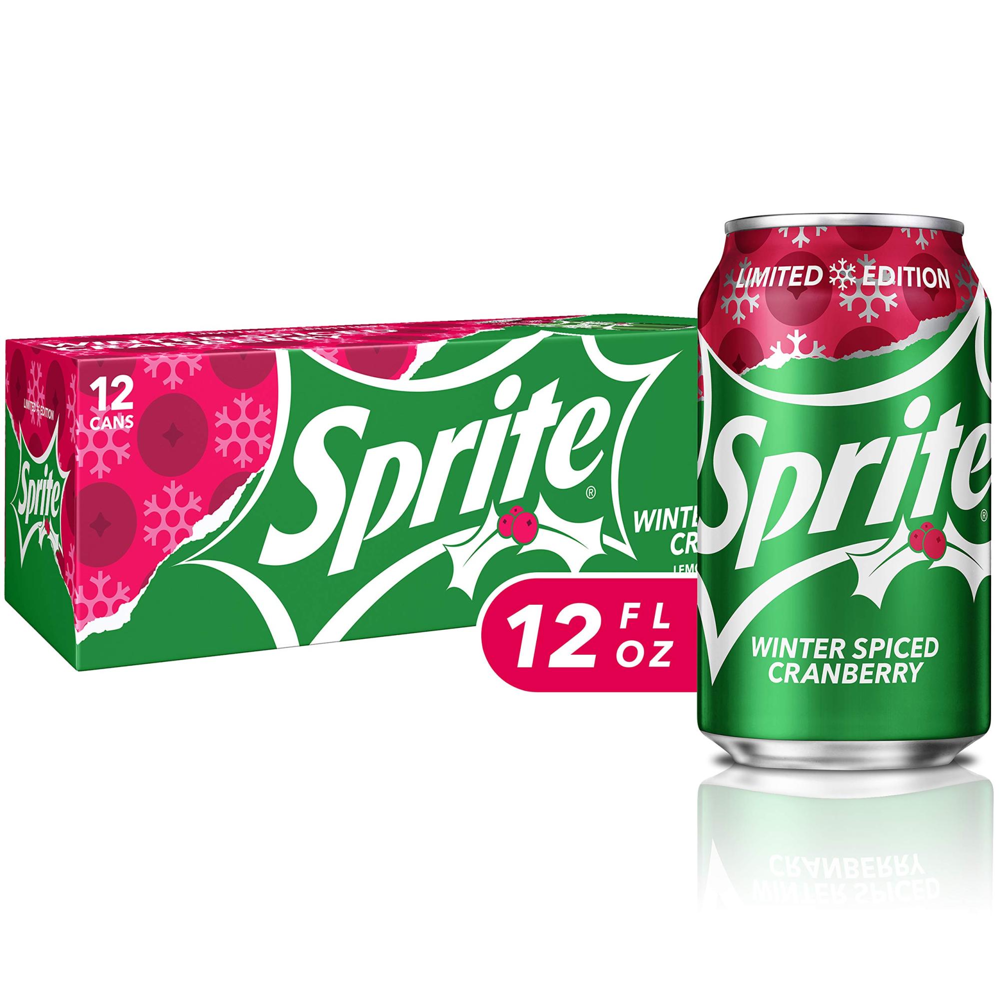 Sprite released a cranberry twist on their classic soda. Photo via Sprite.