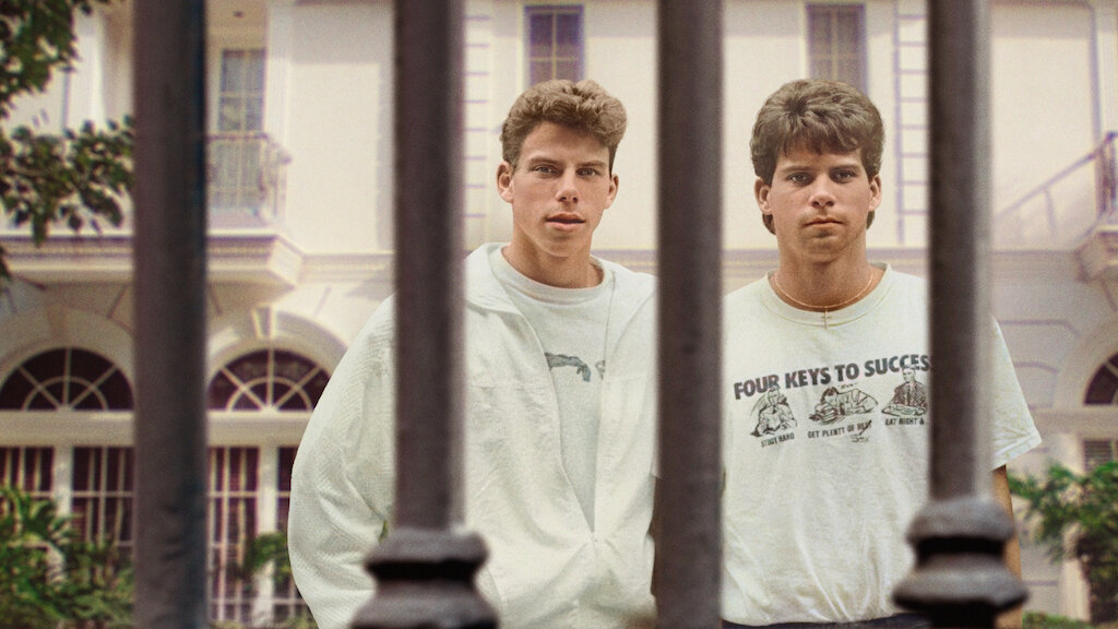 The Netflix documentary, The Menendez Brothers, focuses on the brothers’ point of view. Photo via Netflix.