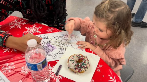 The Student Made Holiday Market also featured snacks and crafts for kids.