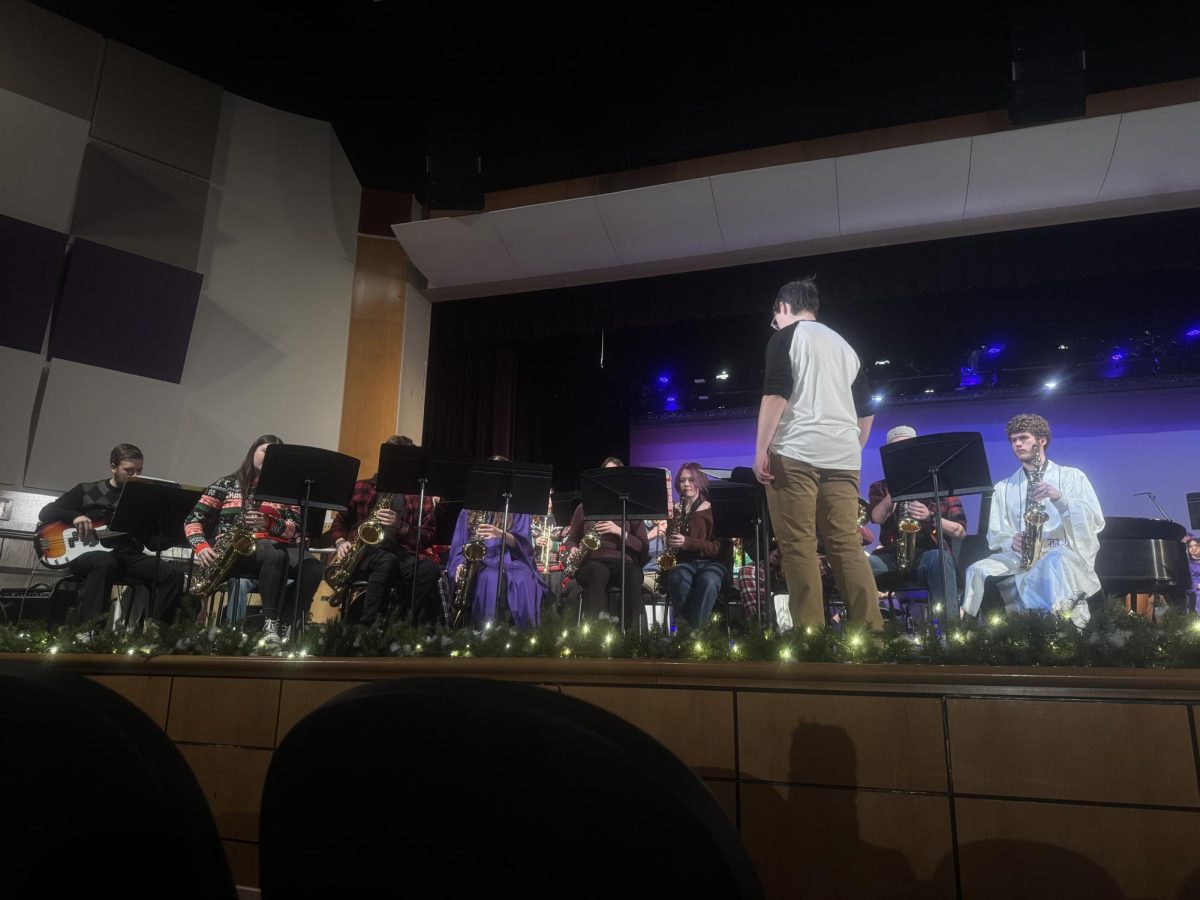 Baldwin High School musicians performed for senior citizens during the Cookie Extravaganza.