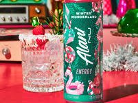 The brand itself refuses to reveal the exact flavor of the drink, but many agree it’s some sort of cranberry and coconut mix. Photo via Alani Nu.