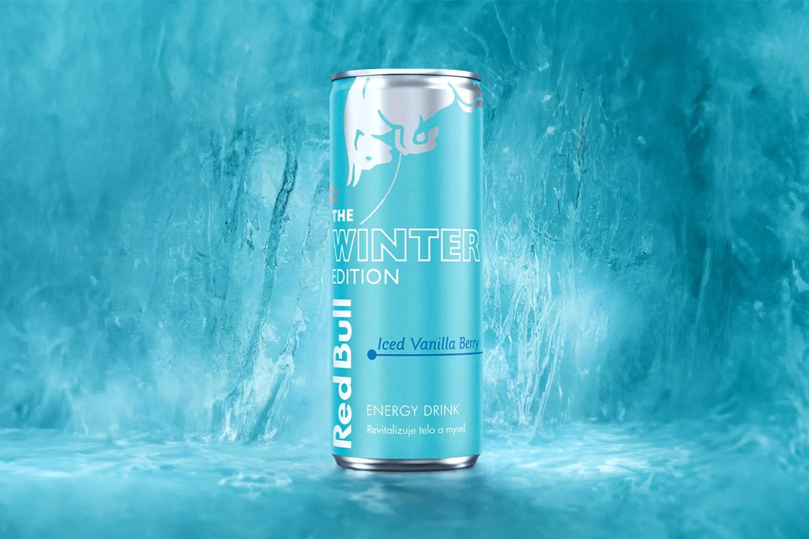 Red Bull released an Iced Vanilla Berry energy drink for the winter. Photo via Red Bull.