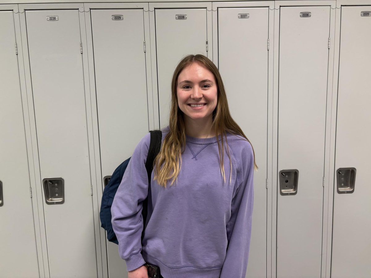 Chloe Griffiths is a senior on the Baldwin High School swim team. 