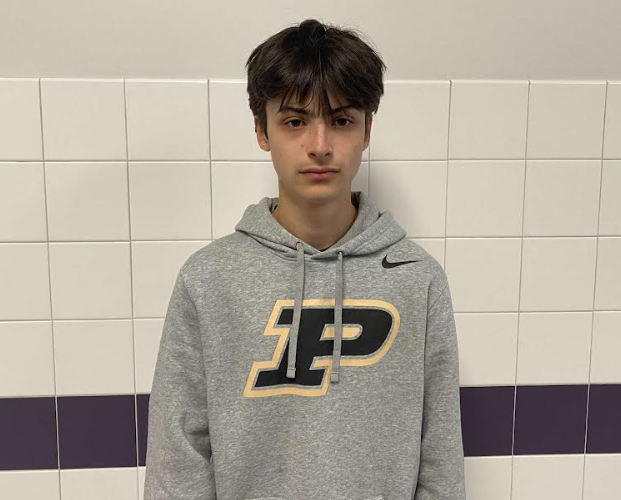 Junior Hayden Swanson plays for the Baldwin Boy's Tennis team.