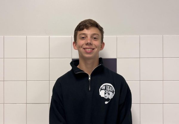 Junior Carter Smeal has made an impact on the Boys Tennis Team since joining last year.