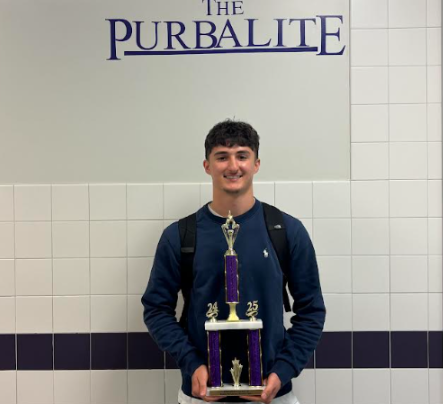 Senior Nate Wesling has been named the Purbalite Male Athlete of the Year.