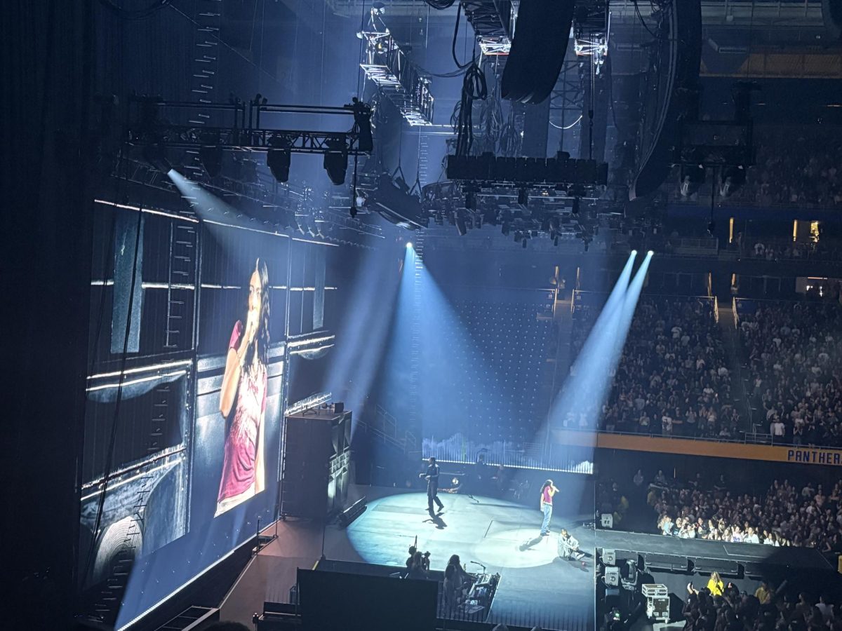 Lorde performs her song "Royals" at her show this past weekend. 