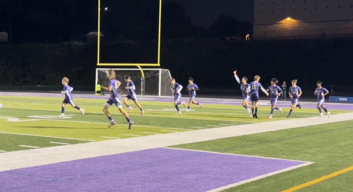 The Baldwin boys varsity soccer team defeated Ambridge last week.