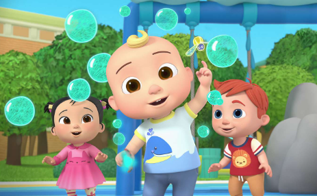Cocomelon has classic nursery rhymes and colorful animations, but it has received backlash from parents. Photo via Moonbug Entertainment.