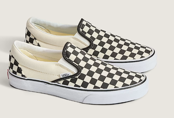 The simple design of the shoe made it easy to slip on. Photo via Vans.
