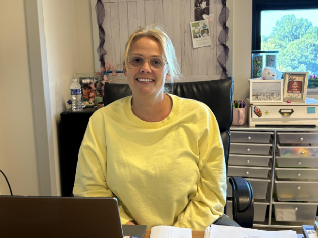 English teacher Melanie Fisher's love for reading has influenced her teaching.