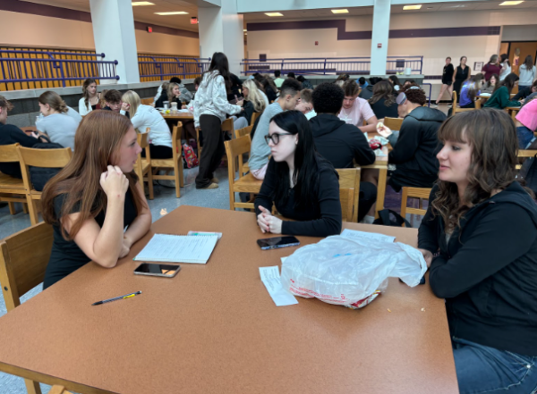 New this school year,  students can now find alternative seating and order lunch online for pickup.