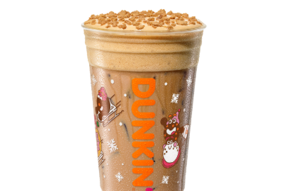 Cookie Butter has the perfect amount of sweetness while still letting drinkers taste the coffee. Photo via Dunkin'.