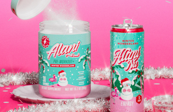Alani Nu’s Winter Wonderland energy drink is back – but this time it’s significantly better. Photo via Alani Nu.