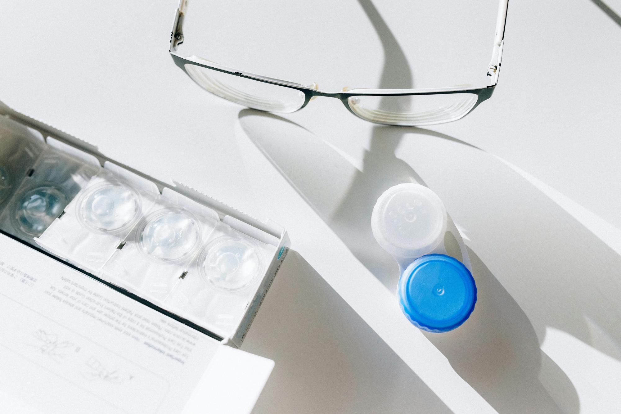 Contact lenses may be more efficient, but glasses are the right choice for some. Photo via Pexels.com by Nataliya Vaitkevich