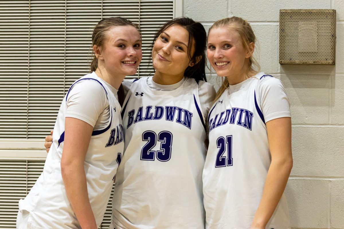 Sisters Laci, Lynsey, and Alia Bernotas have played key roles for the girls basketball team this season.