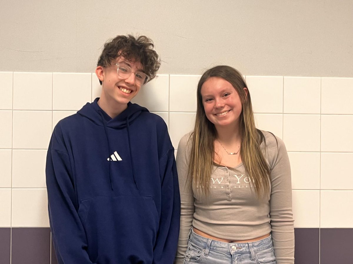 Sophomores Austin Crawford and Emmelia Gaebel continue performing throughout high school. 