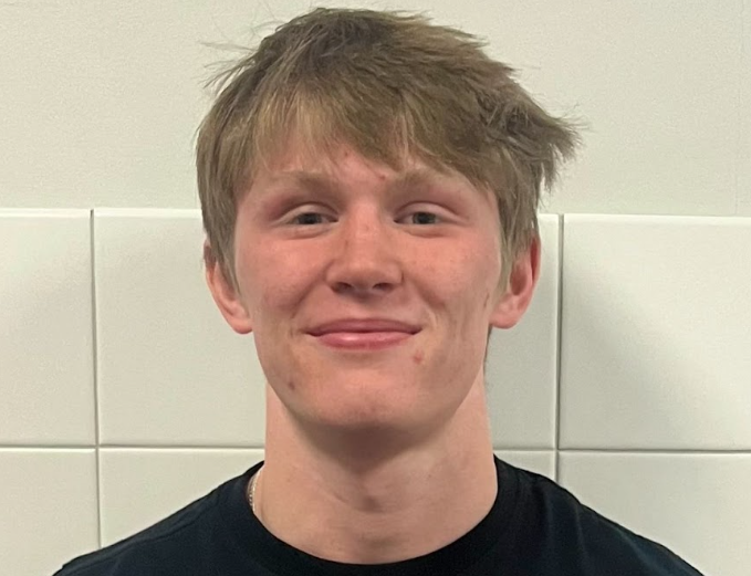 Wrestling co-captain Mikey Griffiths played a crucial role in securing the team's section championship win. 