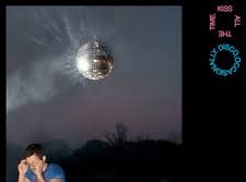 "Kiss All The Time Disco, Occasionally," in the synth-pop genre. Image via Erskine and Columbia Records. 