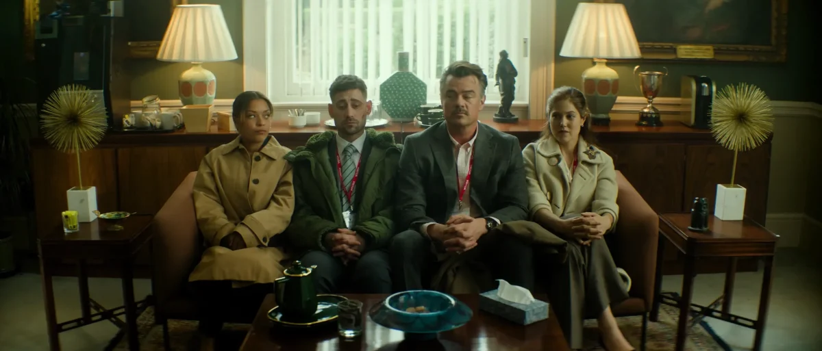 Preschool (2026) is a comedy that involves two parents fighting for one last open spot in a fancy Preschool. Image via Republic Pictures and Paramount Movies. 
