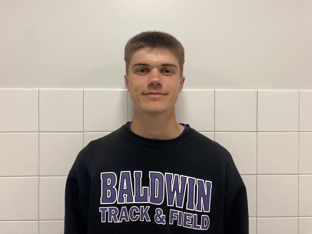 Junior Logan Breisinger found his love for track after joining to improve his basketball skills.