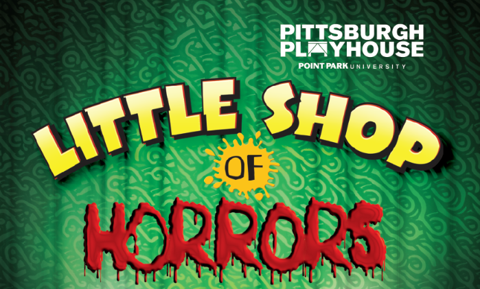 The musical 'Little Shop of Horrors' at Point Park University features comedy and horror. Image via Point Park University’s Pittsburgh Playhouse.
