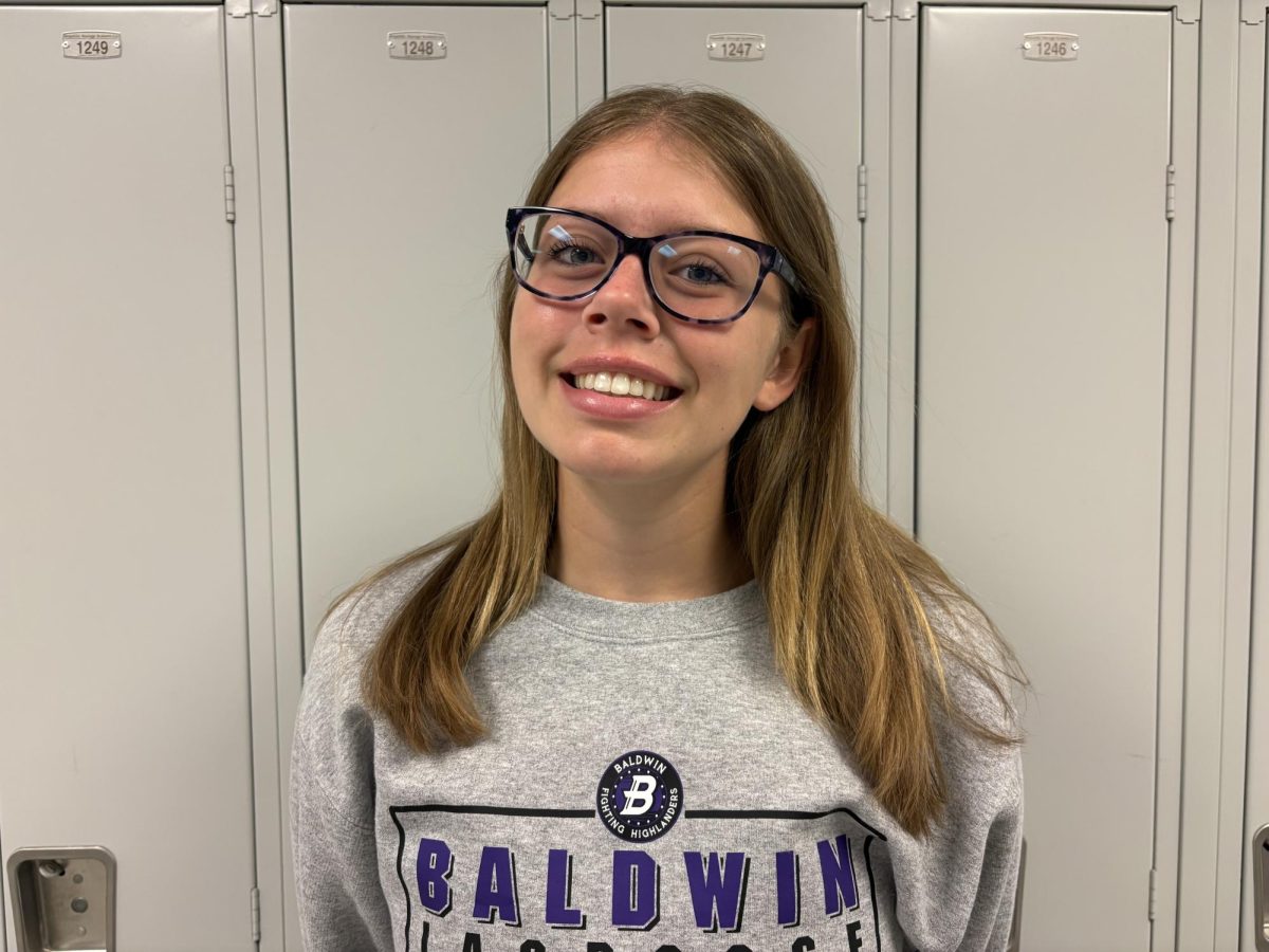Junior girls lacrosse captain Olivia Kozak brings encouraging, supportive energy to the team. 