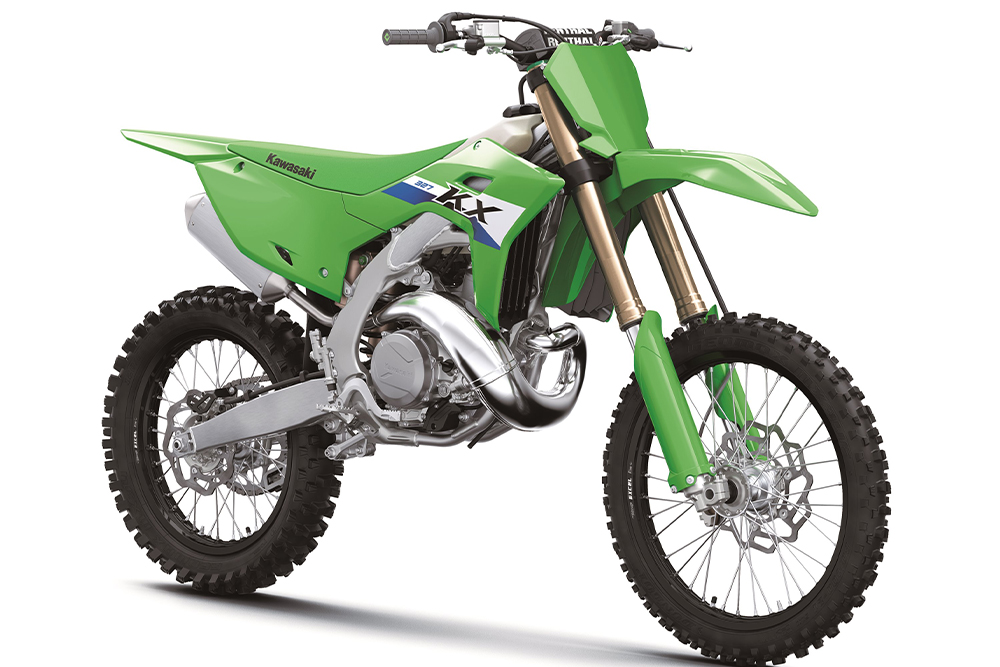 Kawasaki recently released their new dirt bike. Image via Kawasaki.  